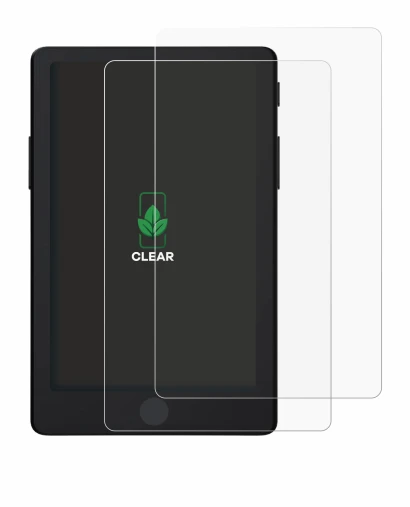 Image of the device Xteink X4 Pro with a wide variety of screen protectors.