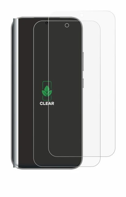 Image of the device Honor X9e Pro with a wide variety of screen protectors.