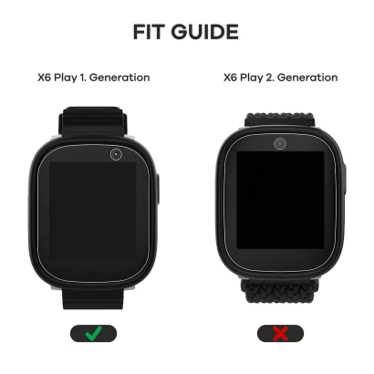 Device Xplora X6 Play 2022 (1st generation) with applied screen protector