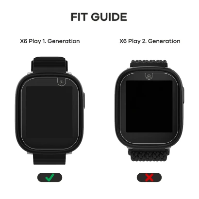 Device Xplora X6 Play 2022 (1st generation) with applied screen protector