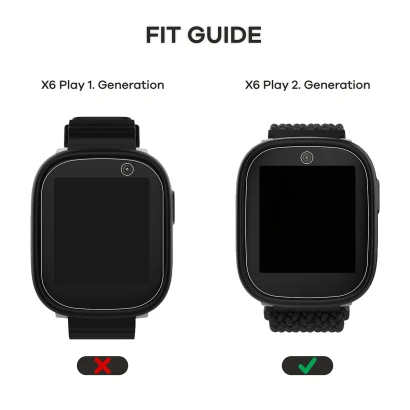 Device Xplora X6 Play 2025 (2nd generation) with applied screen protector