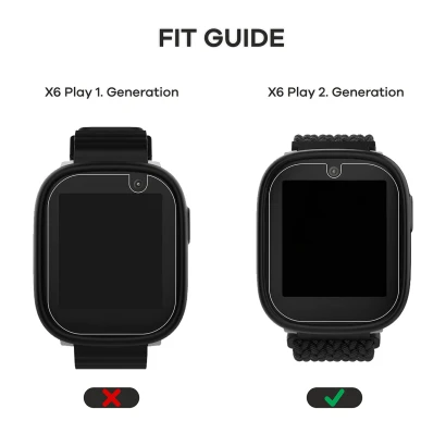 Device Xplora X6 Play 2025 (2nd generation) with applied screen protector