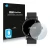 Front side of a product packaging with the brand logo Savvies. Next to it is the device Watches (Circular, ø: 22 mm) shown wit