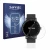 Front side of a product packaging with the brand logo Savvies. Next to it is the device Watches (Circular, ø: 38 mm) shown wit