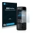 Front side of a product packaging with the brand logo Savvies. Next to it is the device Nokia 6300 2007 shown with the corresp