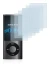 Image of the device Apple iPod nano 2009 (5th. Gen.) with a wide variety of screen protectors.