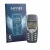 Front side of a product packaging with the brand logo Savvies. Next to it is the device Nokia 3310 2011 shown with the corresp