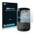 Front side of a product packaging with the brand logo Savvies. Next to it is the device RIM BlackBerry Bold Touch 9900 shown w