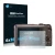 Front side of a product packaging with the brand logo Savvies. Next to it is the device Sony Cyber-Shot DSC-HX20V shown with t