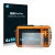 Front side of a product packaging with the brand logo Savvies. Next to it is the device Panasonic Lumix DMC-FT5 shown with the