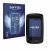 Front side of a product packaging with the brand logo Savvies. Next to it is the device Garmin Edge 810 shown with the corresp