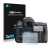 Front side of a product packaging with the brand logo Savvies. Next to it is the device Nikon D610 shown with the correspondin