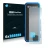Front side of a product packaging with the brand logo Savvies. Next to it is the device Transcend MP350 shown with the corresp