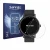 Front side of a product packaging with the brand logo Savvies. Next to it is the device Watches (Circular, ø: 44 mm) shown wit