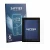 Front side of a product packaging with the brand logo Savvies. Next to it is the device Yamaha LCD Display (E-Bike Display) sh