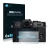 Front side of a product packaging with the brand logo Savvies. Next to it is the device Fujifilm X-T10 shown with the correspo