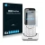 Front side of a product packaging with the brand logo Savvies. Next to it is the device Gigaset SL450HX shown with the corresp