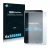 Front side of a product packaging with the brand logo Savvies. Next to it is the device Samsung Galaxy J Max shown with the co