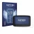 Front side of a product packaging with the brand logo Savvies. Next to it is the device TomTom GO 620 shown with the correspon