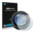 Front side of a product packaging with the brand logo Savvies. Next to it is the device Amazon Echo Spot shown with the corres