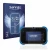 Front side of a product packaging with the brand logo Savvies. Next to it is the device Vtech Storio Max 2.0 shown with the co