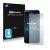 Front side of a product packaging with the brand logo Savvies. Next to it is the device ASUS ZenFone Max Pro (M1) shown with t
