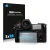 Front side of a product packaging with the brand logo Savvies. Next to it is the device Panasonic Lumix DC-S1R shown with the 