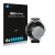 Front side of a product packaging with the brand logo Savvies. Next to it is the device Casio Pro Trek Smart WSD-F20 shown wit