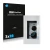 Front side of a product packaging with the brand logo Savvies. Next to it is the device Ring Video Doorbell Elite shown with t