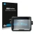 Front side of a product packaging with the brand logo Savvies. Next to it is the device Garmin ECHOMAP UHD 72cv shown with the