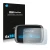 Front side of a product packaging with the brand logo Savvies. Next to it is the device TomTom Rider 50 shown with the corresp