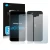 Front side of a product packaging with the brand logo Savvies. Next to it is the device Apple iPhone SE 2 2020 (Front+Back) sh