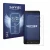 Front side of a product packaging with the brand logo Savvies. Next to it is the device Beafon M5 shown with the corresponding