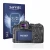 Front side of a product packaging with the brand logo Savvies. Next to it is the device Canon EOS R6 shown with the correspond