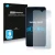 Front side of a product packaging with the brand logo Savvies. Next to it is the device Xiaomi Redmi 9T shown with the corresp