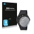 Front side of a product packaging with the brand logo Savvies. Next to it is the device Casio Unisex MW-240 shown with the cor