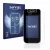 Front side of a product packaging with the brand logo Savvies. Next to it is the device Vtech Kidicom Advance 3.0 shown with t