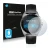 Front side of a product packaging with the brand logo Savvies. Next to it is the device TAG Heuer Connected Calibre E4 (42 mm)