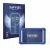 Front side of a product packaging with the brand logo Savvies. Next to it is the device Clementoni Clempad X Revolution shown 