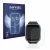 Front side of a product packaging with the brand logo Savvies. Next to it is the device Xplora XGO3 (1st Gen.) shown with the 