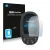 Front side of a product packaging with the brand logo Savvies. Next to it is the device Flymaster GPS LS shown with the corres