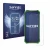 Front side of a product packaging with the brand logo Savvies. Next to it is the device Blackview BV7100 shown with the corres