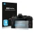Front side of a product packaging with the brand logo Savvies. Next to it is the device Olympus OM System OM-5 shown with the 