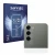 Front side of a product packaging with the brand logo Savvies. Next to it is the device Samsung Galaxy S23 (ONLY Camera Lens) 