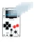 Image of the device Arduboy FX with a wide variety of screen protectors.