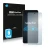 Front side of a product packaging with the brand logo Savvies. Next to it is the device Motorola ThinkPhone shown with the cor