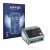 Front side of a product packaging with the brand logo Savvies. Next to it is the device SkyRc D200 neo shown with the correspo