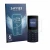 Front side of a product packaging with the brand logo Savvies. Next to it is the device Nokia 110 4G (2023) shown with the cor
