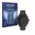 Front side of a product packaging with the brand logo Savvies. Next to it is the device Pireware Harmony 4 shown with the corr