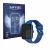 Front side of a product packaging with the brand logo Savvies. Next to it is the device Biggerfive BW01 1.5" shown with the co